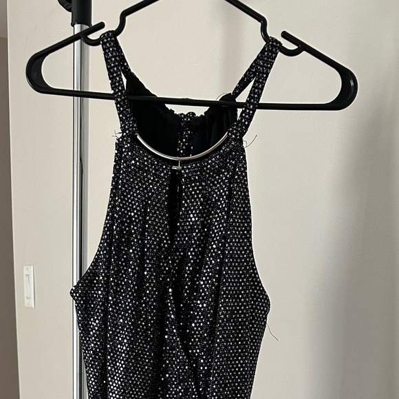 Metallic Knit Evening Gown - Picture 1 of 8